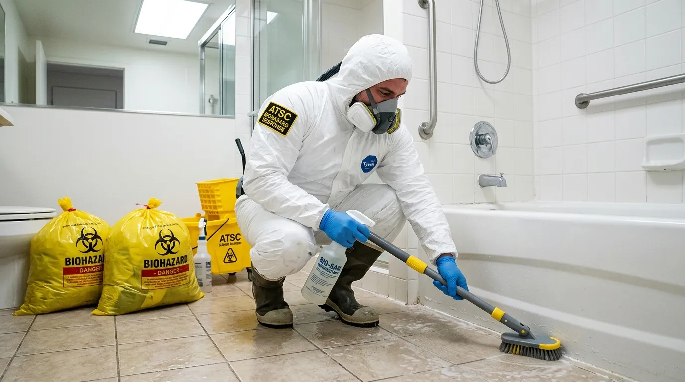 Decontamination equipment deployed for Blood Cleanup in Ruskin